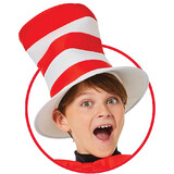 Fun World FW96946 Kid's Dr. Seuss™ The Cat in the Hat™ Red & White Hat