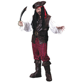 Fun World FW9942 Men's High Seas Buccaneer Pirate Costume
