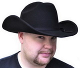 Morris Costumes GA-09SM Cowboy Hat Black Felt Sml