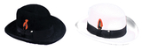 Morris Costumes GA-11GYMD Godfather Hat Grey Medium