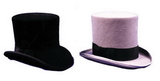 Morris Costumes GA-15BKSM Tall Hat Black Small