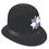Morris Costumes GA28MD Adult's Black Keystone Cop Hat with Metal Badge