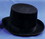 Morris Costumes GA04BKSM Black Felt Top Hat- Small