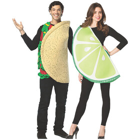 Rasta Imposta GC10161 Adult's Taco and Lime Couple Costumes