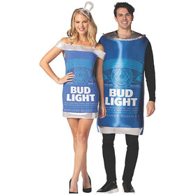 Rasta Imposta GC10174 Adult's Bud Light Beer Couple Costumes