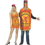 Rasta Imposta GC10201 Fireball Tank Dress & Bottle Couples Costume