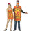 Rasta Imposta GC10201 Fireball Tank Dress &amp; Bottle Couples Costume