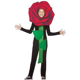 Rasta Imposta GC1167710 Kids' Red Rose Flower Costume