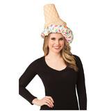 Rasta Impasta GC1341 Adult's Ice Cream Cone Hat