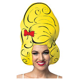Morris Costumes GC-1352 Behive Yellow Comic Wig
