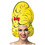 Morris Costumes GC-1352 Behive Yellow Comic Wig
