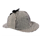 Rasta Imposta GC143 Adult's Black & White Inspector Hat