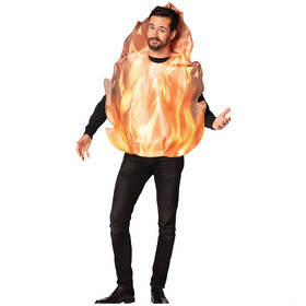 Rasta Imposta GC1684 Adult's Flaming Fire Costume
