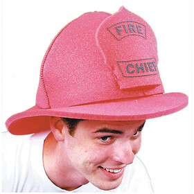 Rasta Imposta GC28 Adult's Red Foam Fire Chief Hat