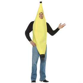 Rasta Imposta GC301 Adult's Banana Costume on Hanging Display Card - Standard