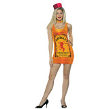 Morris Costumes GC4254 Women's Fireball Bottle Costume