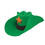 Rasta Imposta GC45YW Yellow Foam 40-Gallon Hat with Green Star
