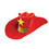Rasta Imposta GC-45RD 40 Gallon Hat Red