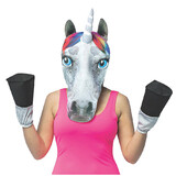 Morris Costumes GC5044 Adult's Unicorn Head Mask with Hooves