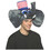 Rasta Imposta GC6026 Patriotic Republican Elephant Hat