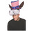 Rasta Imposta GC6027 Patriotic Democrat Donkey Hat