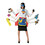 Rasta Imposta GC6149 Women's Super Mom Costume