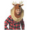 Morris Costumes GC6477 Adult Oh Deer Trophy Costume Headpiece