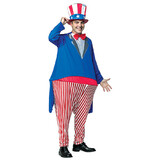 Rasta Imposta GC6654 Adult Uncle Sam Hoopster Costume