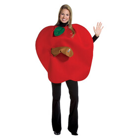 Morris Costumes GC7095 Adult's Apple With Worm Costume