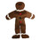 Rasta Imposta GC7115 Men's Gingerbread Man Costume