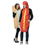 Morris Costumes GC7295 Hot Dog And Bun Couples Costume