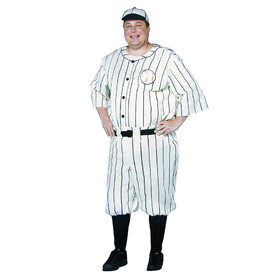 Rasta Imposta GC8265 Men's Plus Size Old Tyme Baseball Player Costume