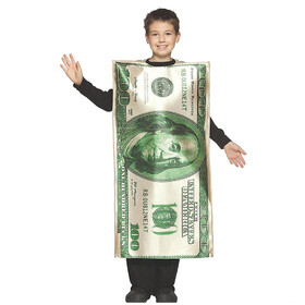 Rasta Imposta GC995 Boy's $100 Dollar Bill Costume - Medium