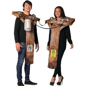 Rasta Imposta GCR1156 Electric Utility Poles Couples Costume