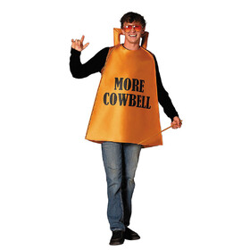 Rasta Imposta GCR1441 Adults More Cowbell Tunic Costume - One Size