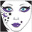 Morris Costumes GLFD012 Moon Stars Face Decal