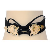 Morris Costumes GLH180084 Satin Choker With Ornate Clasp