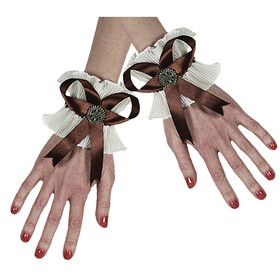 Morris Costumes GLHA156 Steampunk Wristlet Gloves