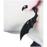 Morris Costumes GLHW123 Bat Wing Earrings