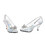 Morris Costumes HA305C7 Women's Clear Cinderella Glass Slipper - Size 7