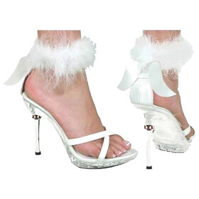 Morris Costumes White High Heel Sexy Angel Shoes