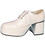 Pleasers HA54WPMD White Patent Platform Shoes - Size 10/11