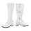 Morris Costumes HA71MD Girl's White Go Go Boots - Size 1