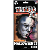 Morris Costumes HLWTT001 Tinsley Transfers Halloween II Michael Myers The Shape Temporary Tattoo