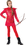 Morris Costumes IC18088M Girl's Red Warrior Huntress Costume