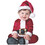 InCharacter IC36001TXS Baby Santa Costume - 6-12 Months