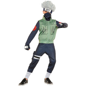 Morris Costumes ISD103912L Kids Naruto Kakashi Hatake Jumpsuit Costume