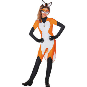 Morris Costumes ISD104942L Kids Miraculous: Tales of Ladybug and Cat Noir Rena Rouge Costume