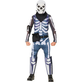 Crayola ISD105412XL Kids Economy Fortnite Skull Trooper Jumpsuit Costume