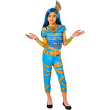 Morris Costumes ISD106292S Kids Monster High™ Blue & Gold Cleo De Nile Costume - Small